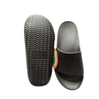 Rainbow Slipper - Black Slipper - Soft Slipper - Light Weighted Slipper - House Slipper
