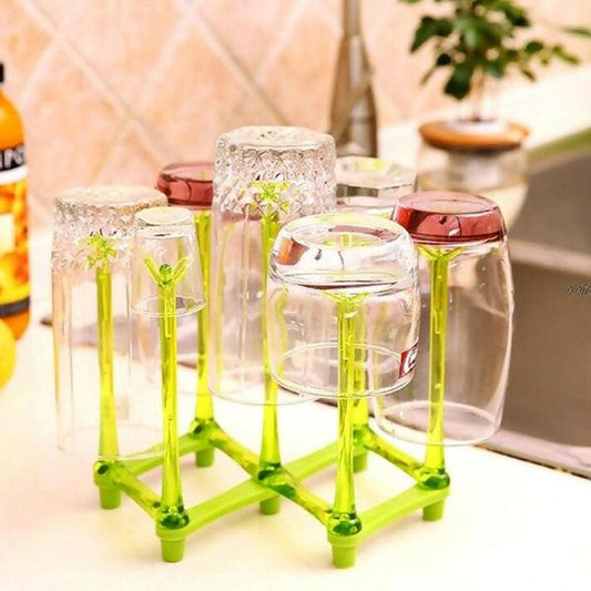 Foldable Drying Rack / Glass Stand Holder /Storage Shelf For Kitchen