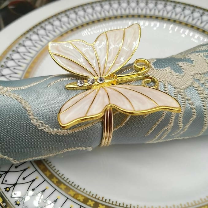 Napkin-Holder-Rings-Butterfly-Gold-Apricot-7329