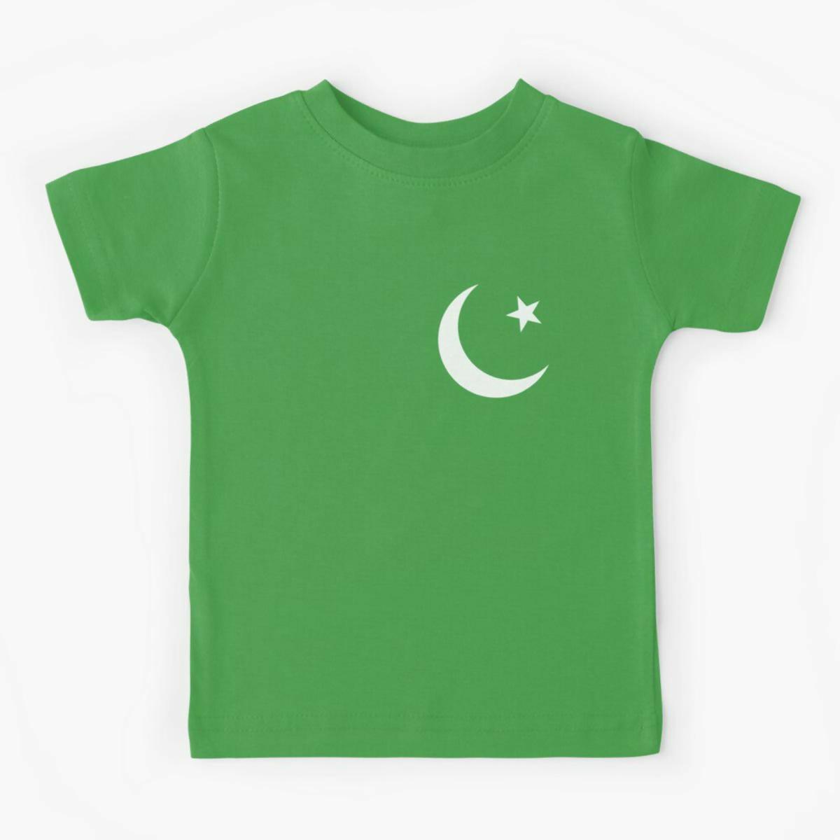 Khanani's Pakistan flag green Tshirts for kids - ValueBox