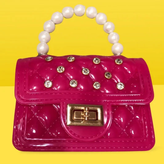 Shoking Pink Girls Purse