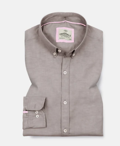 Pink Swan Oxford Shirt