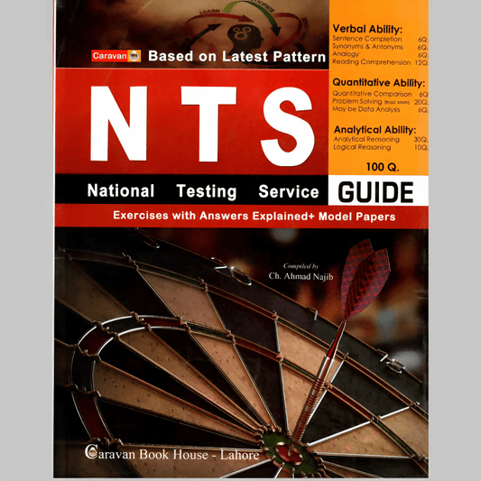 Caravan Book Of NTS ( National Testing Service ) Guide | Based On Latest Pattern | Exercises With Answers Explained + Model Papers | GRE GAT | Carvan Book House