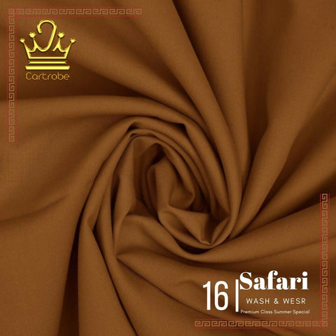 Mud Brown Safari Premium Class Wash & Wear Shalwar Kameez | Kurta Shalwar Unstitched | New Trending | New Collection | New Catalog | Summer Collection | Discounted Collection