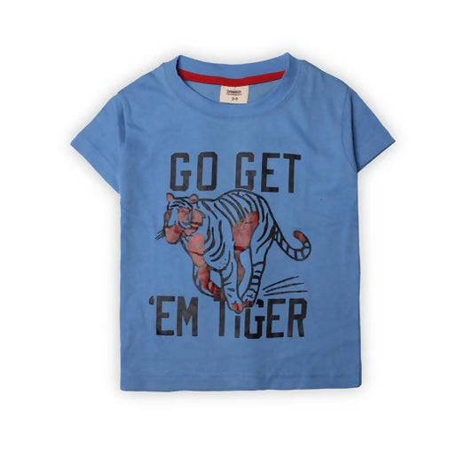 Blue "Go Get 'Em Tiger" T-Shirt