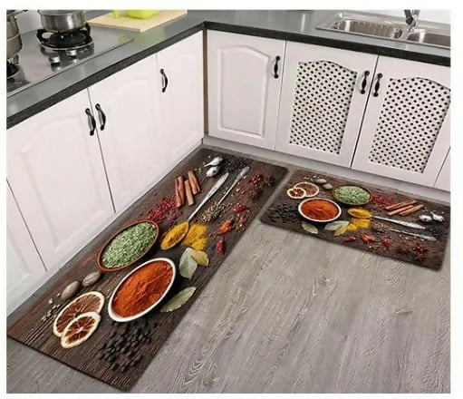 Premium-Padded-Anti-slip-Kitchen-Mat-Set-3D-Spices-Apricot-5008