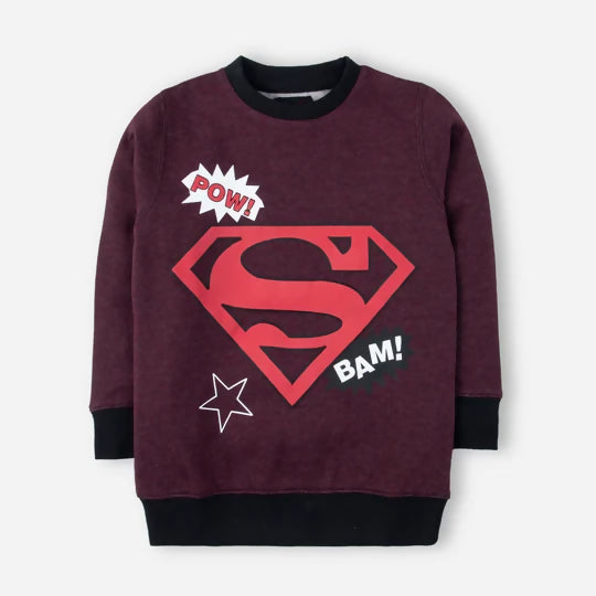 Super Man Boys Sweatshirt