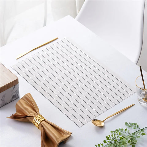 PVC-Table-Place-Mats-White-Stripes-Apricot-9476