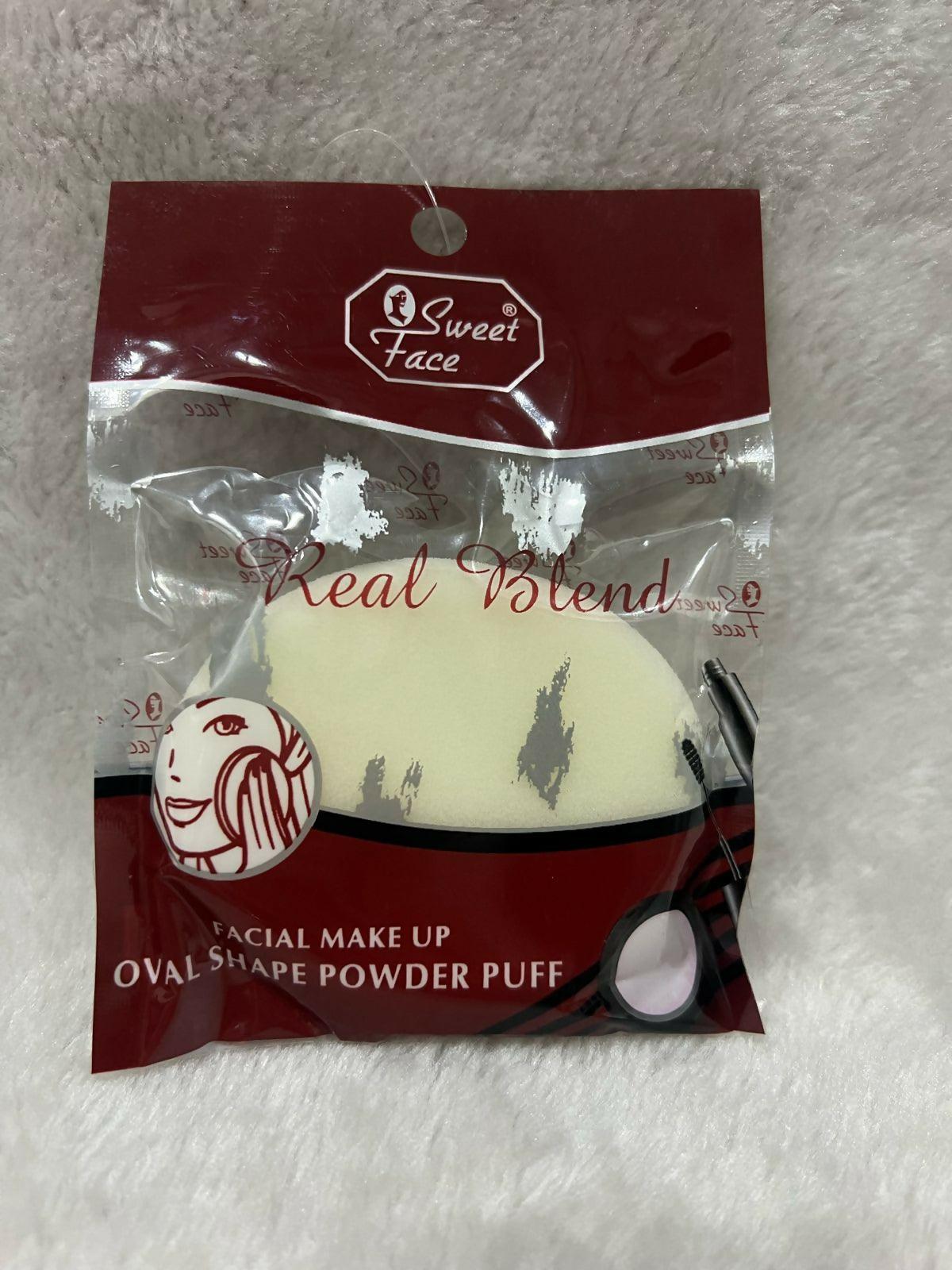 Sweet Face Oval Shape Powder Puff - ValueBox