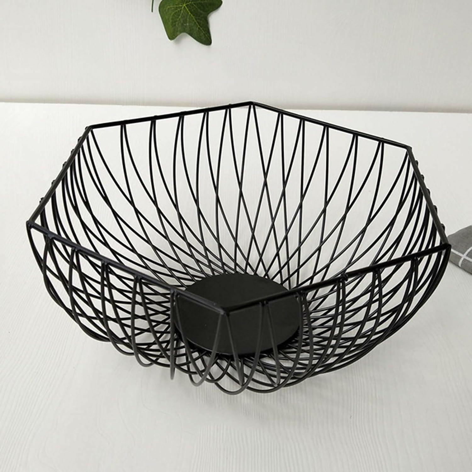 Hexagonal-Iron-Fruit-Basket-5330-Black-Apricot-478