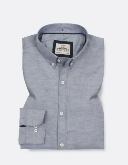 Double tone light grey shirt