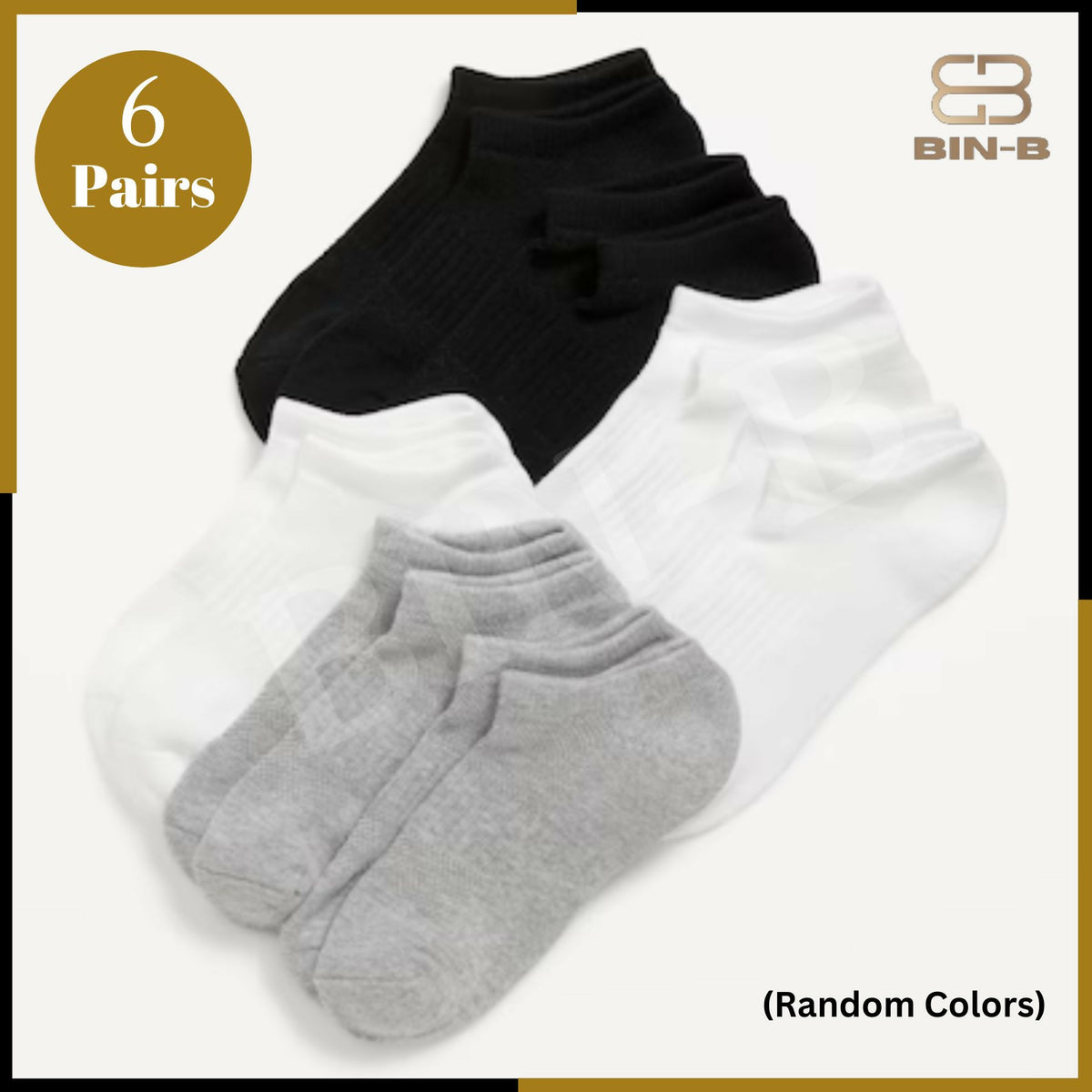 Pack OF 6 Ankle Socks For men and boys