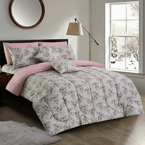 8-PCs-Winter-Comforter-Set-Pink-Diaz-Apricot-3447