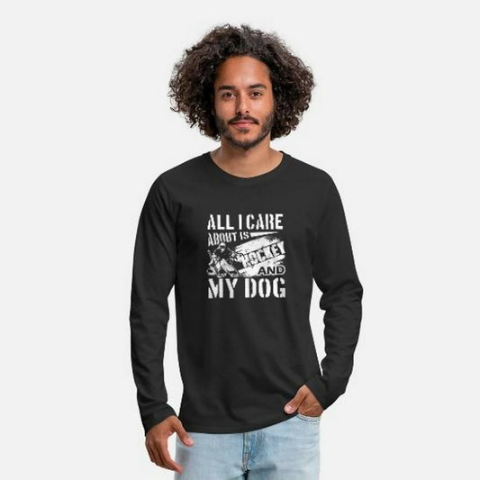 Love Hockey And Dog Shirt full sleeve t shirt - ValueBox