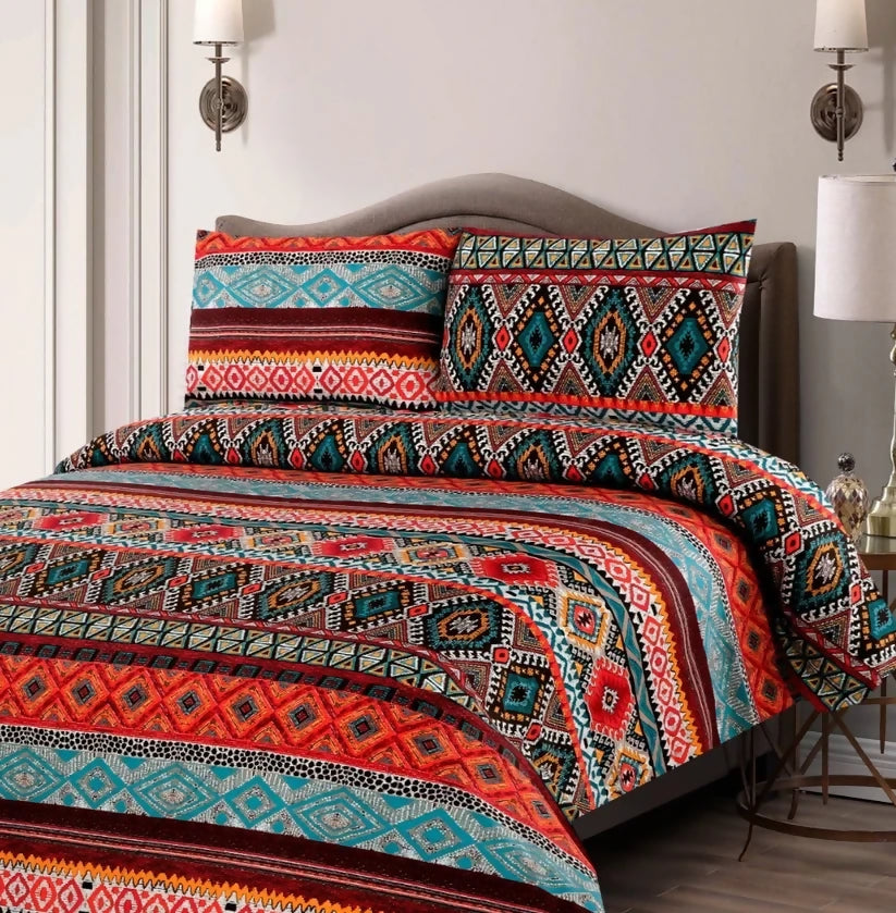 Bed-Sheet-Single-Ethnic-Apricot-4006