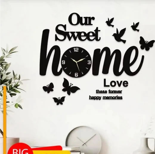 Our Sweet Home Walls Decor with Birds and Butterflies