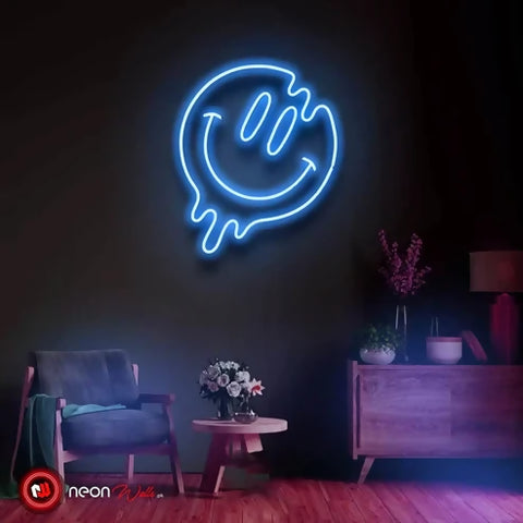 Smile Face Emoji Neon Light - Neon Signs Pakistan