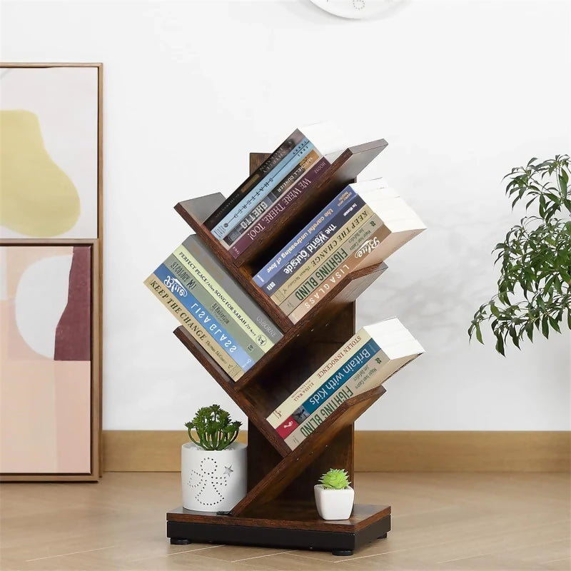 Desktop Tree Books Shelf 3 Tier