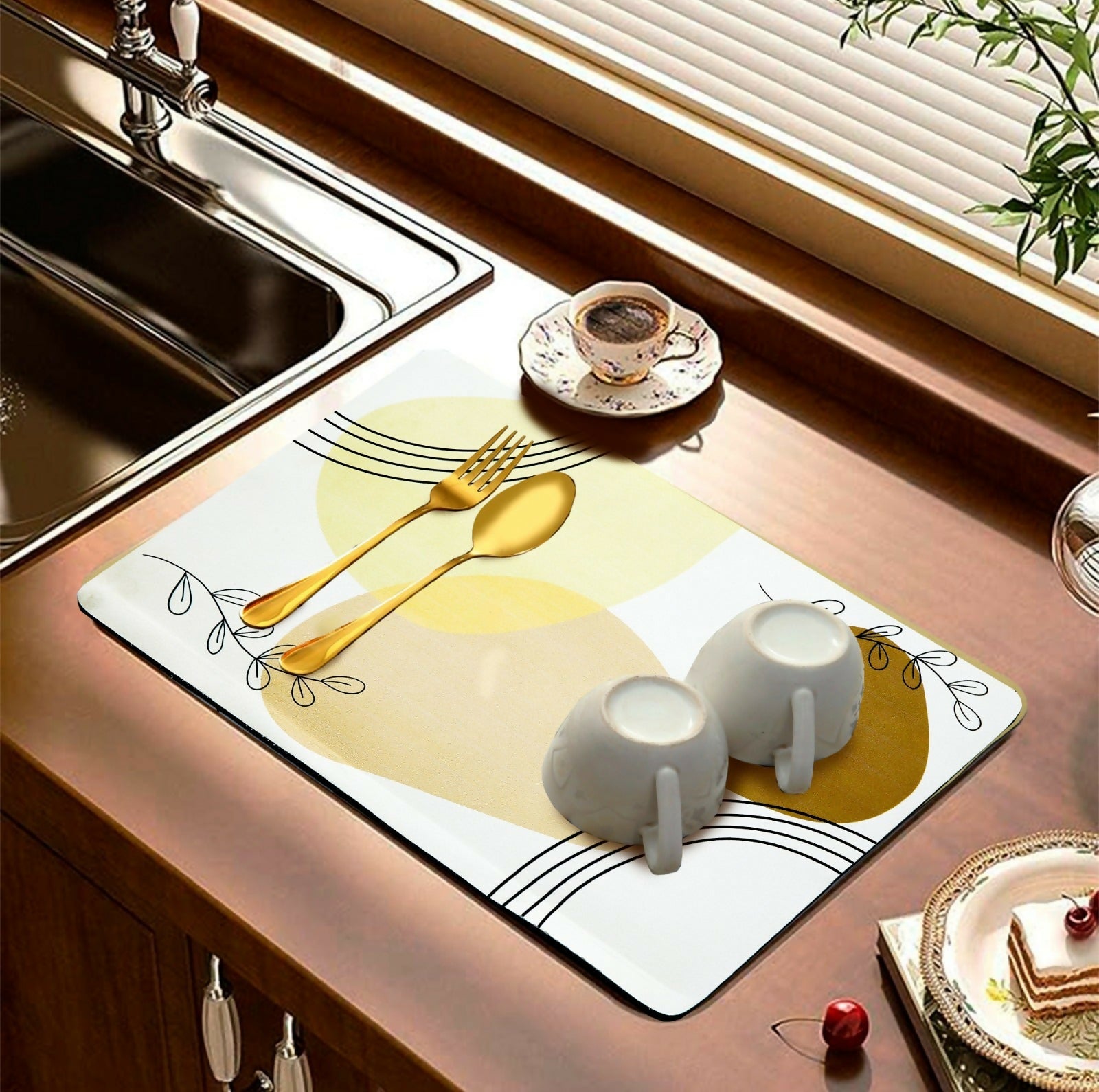 Anti-Slip-Dish-Drying-Mat-5762ART-WORK-Apricot-7767