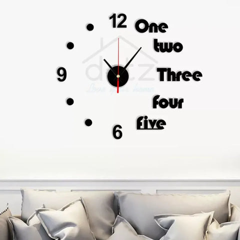 Modern DIY Wall Clock (WC0107)