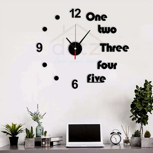 Modern DIY Wall Clock (WC0107)