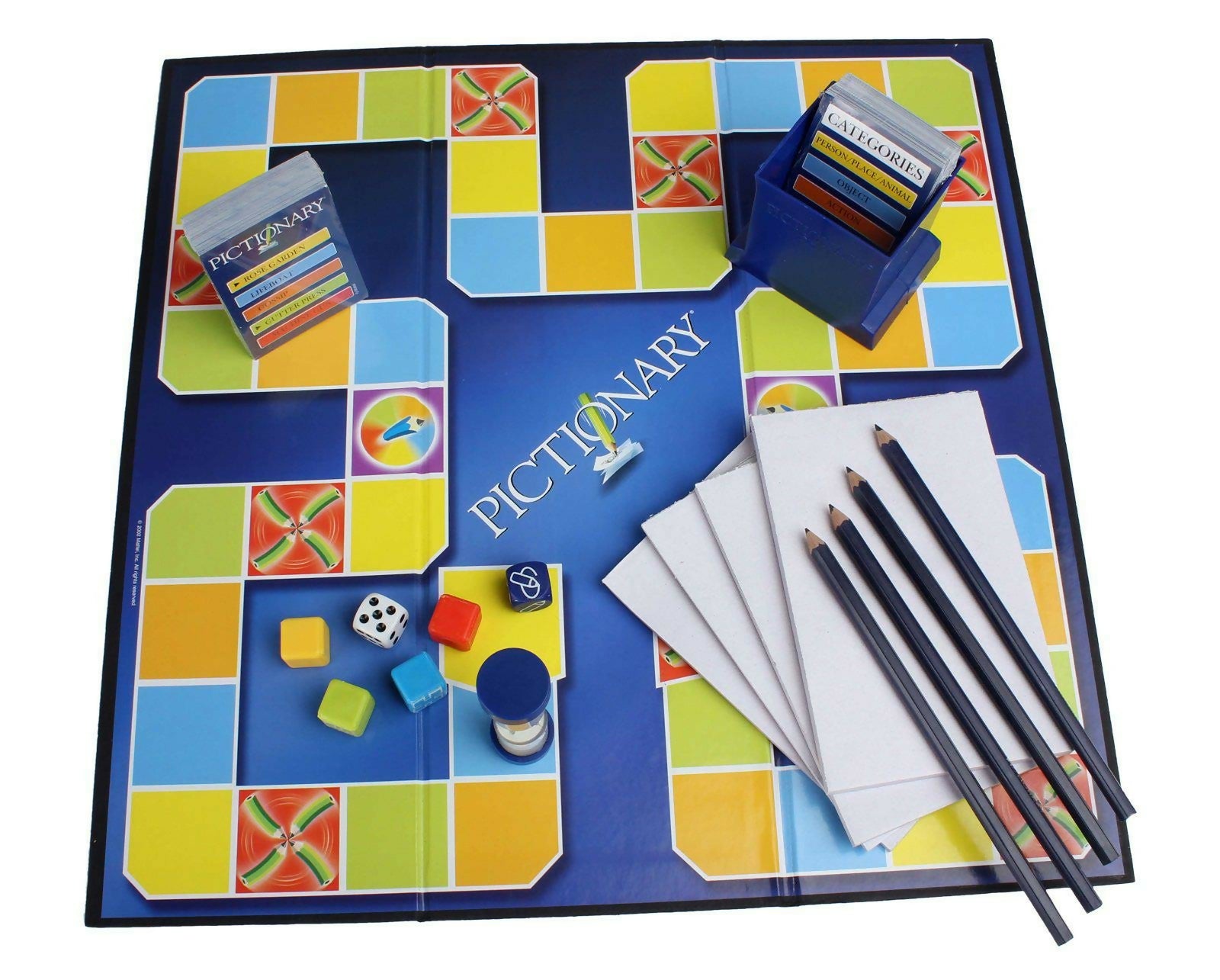Pictionary-the Game of Quick Draw Blue Pictionary Board Game Laern and Fun