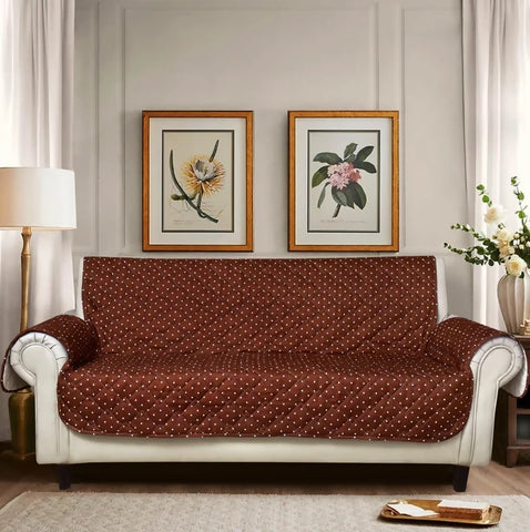 Sofa-Cover-Brown-Polka-With-Pockets-Apricot-900