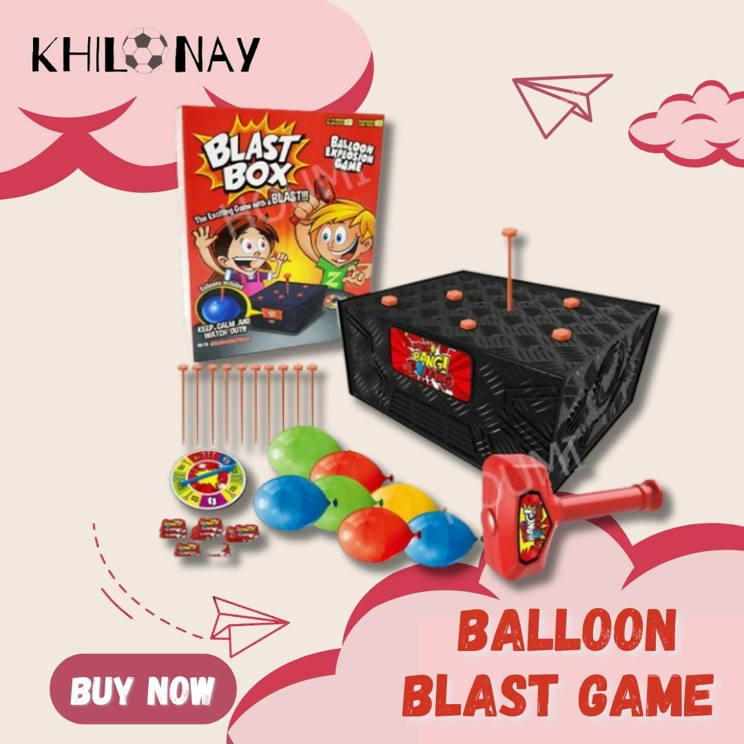 Zing Blast Box Inflatable Balloons Explosion Game