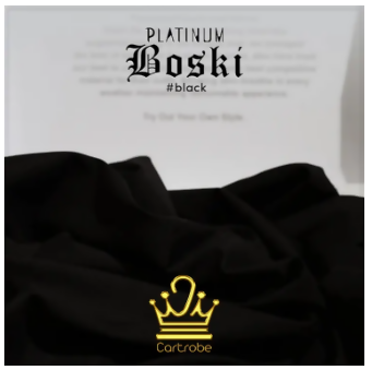 Platinum Boski Black Men Unstitched Suit / Shalwar Kameez / Kamiz Shalwar / Kurta Pajama Unstitched Fabric