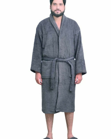 Cotton-Bathrobe-Grey-Apricot-6514