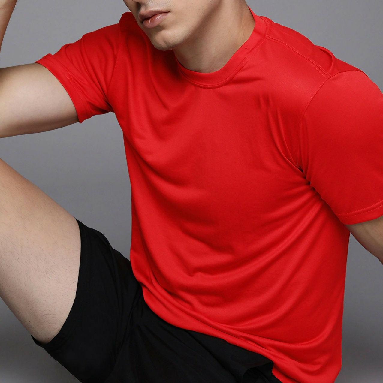 Khanani's Casual Fitted Shorts with Red Tshirt for men - ValueBox