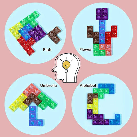 Tetris Blocks Kids Brain Teaser Puzzle Game