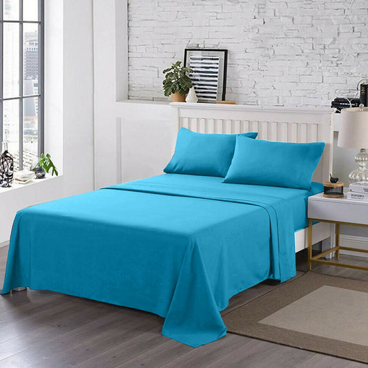 3-PCs-Double-Bed-Sheet-Dyed-Sky-Blue-Apricot-4836