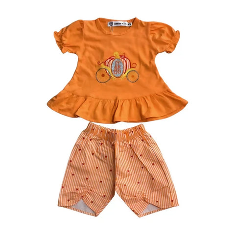 Orange Girl 2Pc Dress