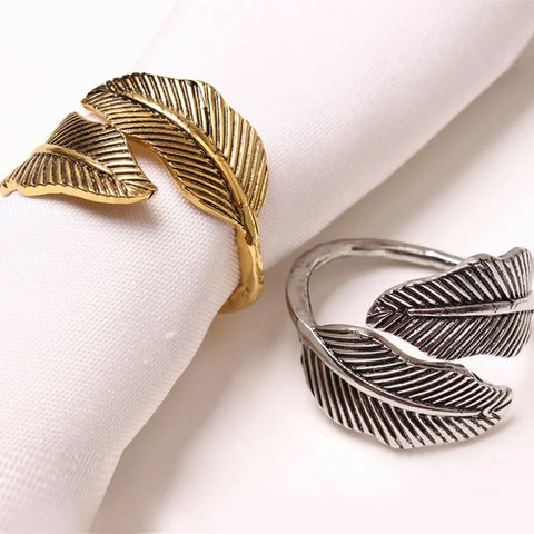 Napkin-Holder-Rings-Creative-Leaf-Silver-Apricot-295