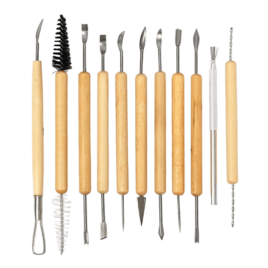 11 pcs Clay Tool Set Pottery Clay Sculpture Carving Tool Set for clay polymer ceramics - ValueBox