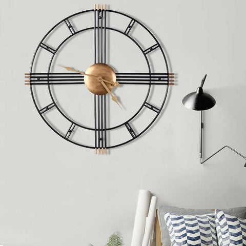 75CM Metal Wall Clock-Vintage