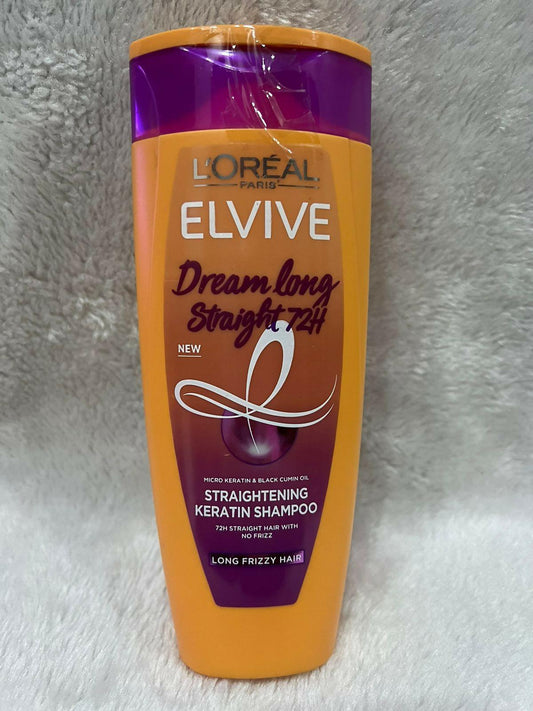 L’Oréal Paris Elvive Dream Long Straight 72H Straighting Keratin Shampoo 175ml - ValueBox