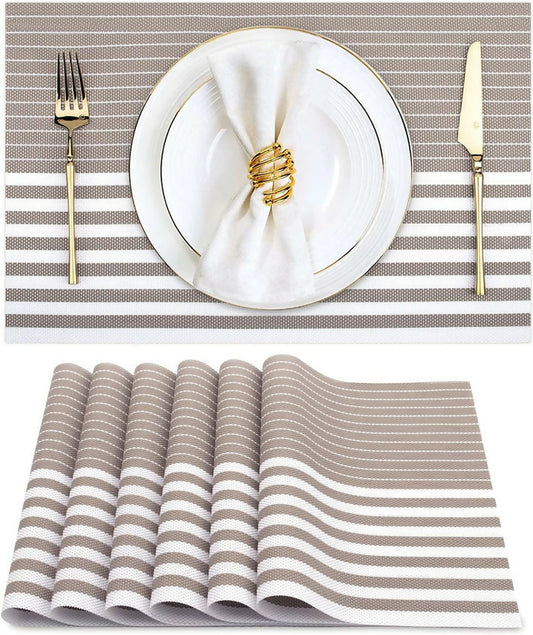 PVC-Table-Place-Mats-Beige-Lines-Apricot-5119