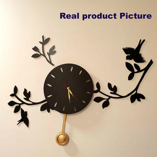 Birds on Branches Scenic Pendulum Clock - ValueBox
