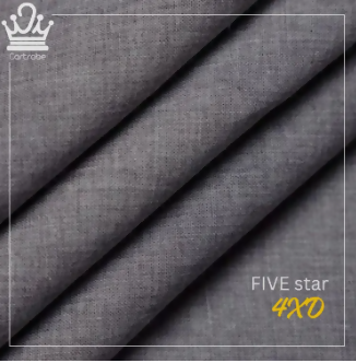 Hazel Grey Five Star 4XD Wash n Wear Men Suit / Shalwar Kameez / Kamiz Shalwar / Kurta Pajama Unstitched Fabric