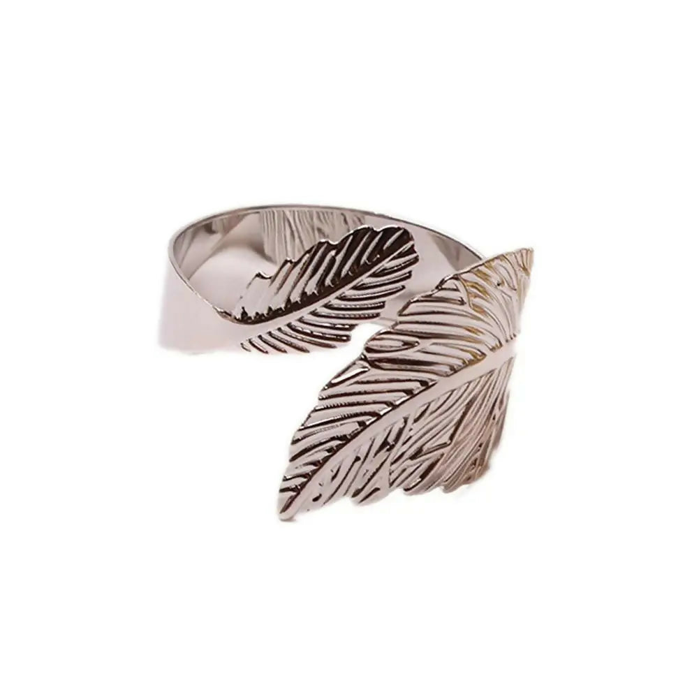 Napkin-Holder-Rings-Feather-Sliver-Apricot-9151