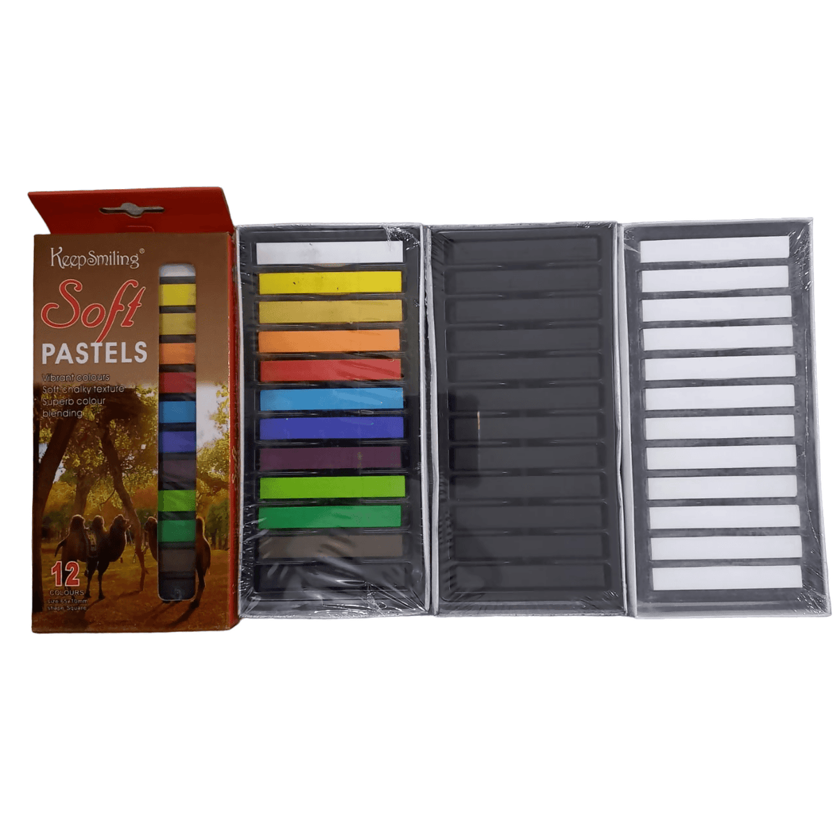 Keep Smiling Soft Pastels - Pack of 12 - ValueBox