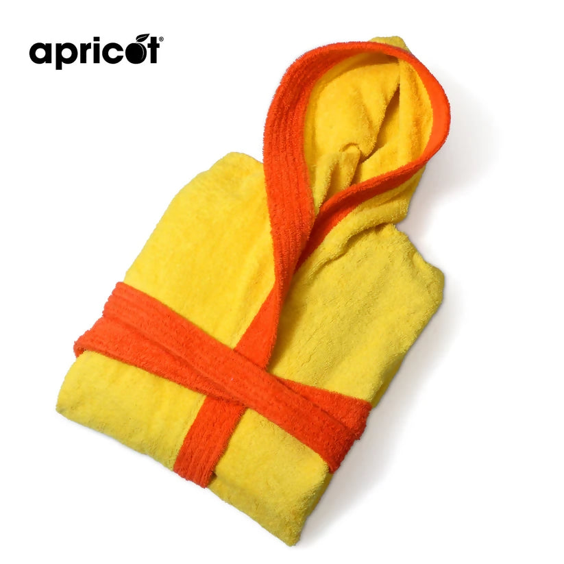 Cotton-Kid-s-Bathrobe-Yellow-Over-Orange-Apricot-1317