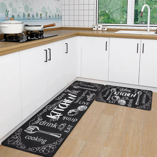 Premium-Padded-Anti-slip-Kitchen-Mat-Set-LOVE-Laugh-Apricot-6914