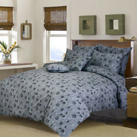 8 Pcs Printed Rich Cotton Bed Set With  Cover Pillow & Cushion Covers Set
