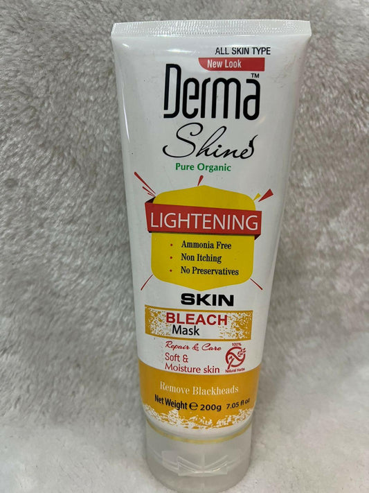 Derma Shine Lightening Skin Bleach Mask 200gm - ValueBox