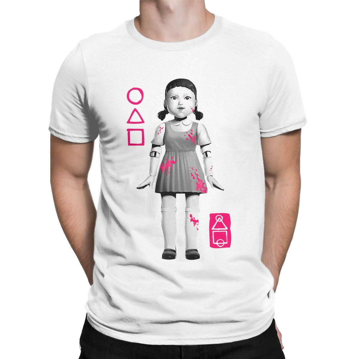 KHANANIS Squidgame Doll Tees Short Sleeve tshirts for men women - ValueBox