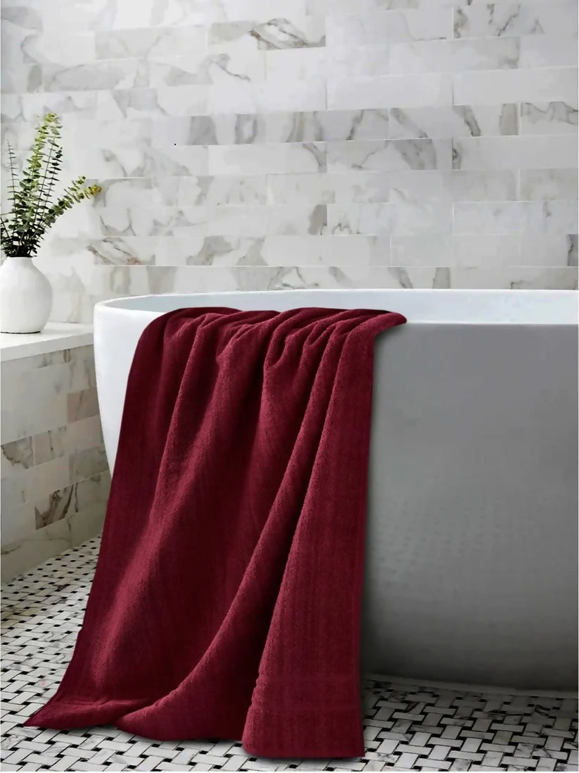 1-PC-Bath-Towel-Wine-Red-Apricot-8433