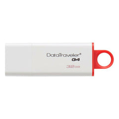 32GB USB 3.0 Flash Drive - DTI G4 - White and Red